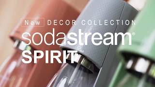 sodastream SPIRIT decor collection 新色上市 [upl. by Eanod]