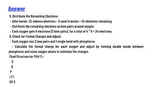 Write a Lewis structure for the phosphate ion PO4 [upl. by Kceb]