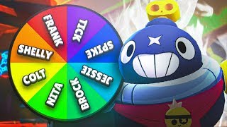 LA RULETA DECIDE QUE BRAWLER USO en BRAWL STARS [upl. by Candida]