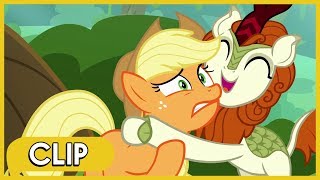 Applejack conoce a Autumn Blaze  MLP La Magia de la Amistad Español Latino [upl. by Jahdol]