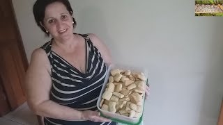 BISCOITO CHAMPANHE  MERENDA NA ROÇA  VIDA NA ROÇA  COISAS DA ROÇA [upl. by Abrahan]