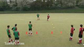 Soccer Drills  Dribbling skills  Relay Race [upl. by Ulrike]