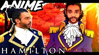 Hamilton ANIME Alexander Hamilton Lafayette amp Eliza Schuyler ART CHALLENGE [upl. by Martinson929]