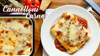 Canelones de Carne  Receta Original Italiana [upl. by Dloreh]