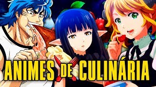 🍲 8 ANIMES DE CULINÁRIA QUE VOCÊ PRECISA ASSISTIR 🍙  Delkoz Play [upl. by Norraa]