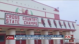 McFarland cross country team loses state title after 24 years [upl. by Aihsoem]