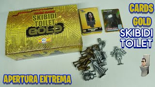 SKIBIDI TOILET CARDS GOLD 2024 APERTURA 20 SOBRES  CARDS  MUÑECOS de Woow Stickers [upl. by Aisyat]