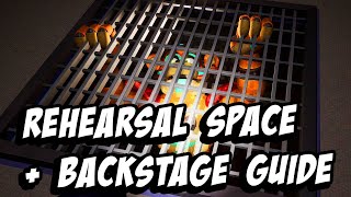 Rehearsal Space  Backstage Mission Guide  FNAF Security Breach Walkthrough Part 5 [upl. by Bowler]