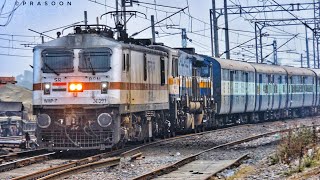 Surprise 2Andaman Express With RPM WAP 7  Dead GOC WDP4D Best Tracksound  Indian Railways [upl. by Hayotal]