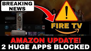 FIRESTICK BLOCKS 2 HUGE APPS [upl. by Nataline104]