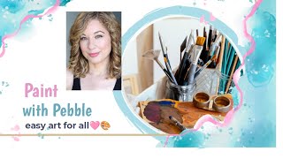 Painting with Pebble Come join the fun👩‍🎨🎨🖼️🖌️ [upl. by Giuseppe]