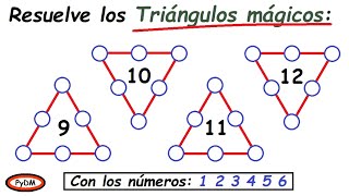 Resuelve los Triángulos Mágicos [upl. by Issy]