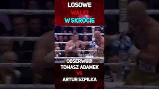 Adamek VS Szpilka  W Skrócie shorts adamek szpilka famemma walka [upl. by Younglove]