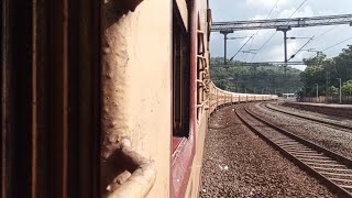 Kottayam  Nilambur Road express meets Gorakhpur  Kochuveli Raptisagar express near Wadakkanchery [upl. by Aynotel524]