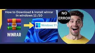 How To Download WINRAR In Windows 1110  Download Free WINRAR In PC [upl. by Pablo]