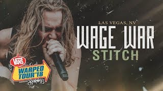 Wage War  quotStitchquot LIVE Vans Warped Tour 2018 [upl. by Elletnuahs]