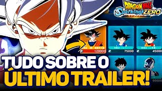 TUDO SOBRE O ÚLTIMO TRAILER 3 SHENLONGS SKINS LOJAS E MAIS DE DRAGON BALL SPARKING ZERO [upl. by Swiercz]