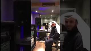 Mishary Rashid alafasy in his studio  اجمل الصوت الشيخ مشاري راشد العفاسي [upl. by Wagshul750]