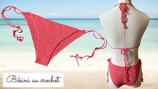 Comment faire un Bas de maillot de bain au crochet  Top Bikini  Toutes tailles de culotte summer [upl. by Tucker]