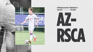 Preseason friendly AZ Alkmaar 11 RSC Anderlecht [upl. by Ahcsrop912]