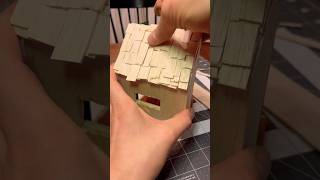 Pt2 Cozy Cottage Corner cottage miniature craft howto cute [upl. by Stanfill]