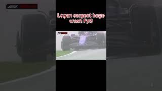 Logan sargent HUGE crash FP3 f1 [upl. by Yunfei]