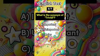 English Synonym Quiz  Vocabulary Test  Word Drill Trivia synonyms english quiz vocabulary fun [upl. by Eenwat]