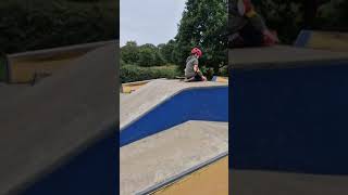 Massive drop into at potton skateboarding [upl. by Burton]