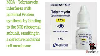 Tobramycin 03 wv eye drop [upl. by Jola715]