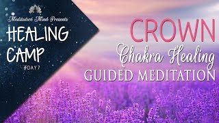 Crown Chakra Healing Guided Meditation  Healing Camp 2016  Day 7 [upl. by Ennasirk]