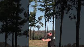 CARVING PUMPKINS AT 40 YARDS WITH A HATCHET coldsteelknives martialarts stickman [upl. by Idnaj176]