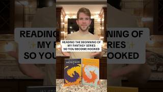 Reading the beginning of my fantasy book series fantasybooks bookreading readalong bookrecs [upl. by Hagile]