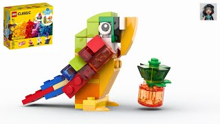 PARROT Lego classic 11013 ideas How to build [upl. by Mit]