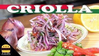 Como hacer Salsa criolla peruana original [upl. by Gnol760]