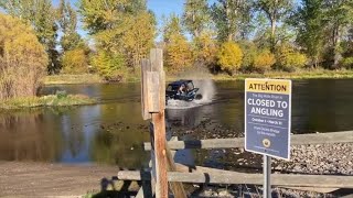 Joyriders cited for driving ATVs at Big Hole River fishing access site [upl. by Gris688]