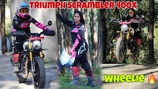 Triumph Scrambler 400 X Review  Best 400cc Scrambler Bike Under 7 Lakhs  Loaded Features 🔥 [upl. by Lokin959]