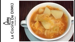 Sopa de papas 🥔 y con col o repollo [upl. by Barrett]