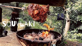 Lamb Souvlaki  Recipes From The Heart  Using The Adventure Kings Rotisserie [upl. by Nilrac]