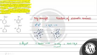 An organic compound A contains nitrogen and chlorine It dissolve [upl. by Brenna356]