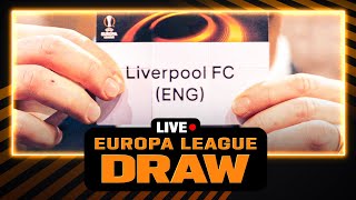 Europa League 202324 Round Of 16 Draw  LIVE REACTION [upl. by Nylzaj522]