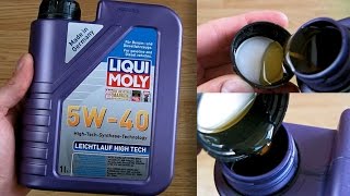 Liqui Moly Leichtlauf High Tech 5W40 original product show [upl. by Anivlis]