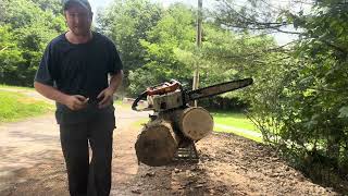 STIHL 075 CARB INSTALL AND TUNINGCUTTING [upl. by Diann236]