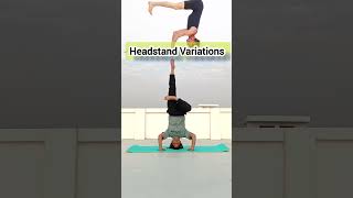 Headstand Variations Practice motivation fitness viralvideo youtubeshorts [upl. by Ellehctim]