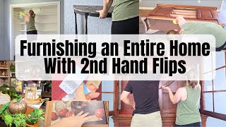 Furnishing an Entire Home with Free and Thrifted Pieces  Part 1 [upl. by Ornstead]