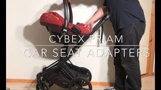 How to Remove an Infant Car Seat I PRIAM Stroller Travel System I CYBEX [upl. by Lenoj]