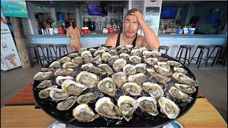 ONLY 15 MINUTES THE FREAKIEST OYSTER CHALLENGE IN THE USA  Joel Hansen [upl. by Carbone]