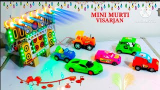 New Eicher Mini Box Dj Truck Ganpati Visarjan Mini Dj Setup with Sharpy Lights StepbyStep Guide [upl. by Namdor]