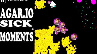 AGARIO MOBILE SICK MOMENTSWINAND LOSE MOMENTSREVENGE ON PLAYERSWITH MACROampZOOMINSTAquantumio [upl. by Niar]