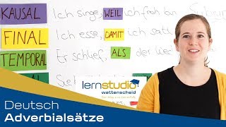 Adverbialsätze  Deutsch Nachhilfe [upl. by Nibot]