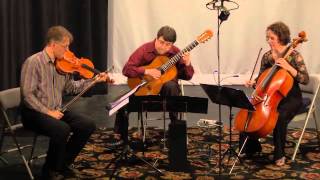 Niccolo Paganini Terzetto Concertante for viola cello and guitar [upl. by Nizam288]